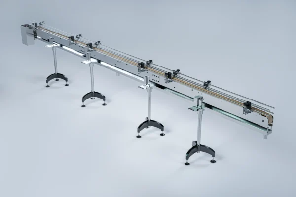 Chain conveyors with slat chain