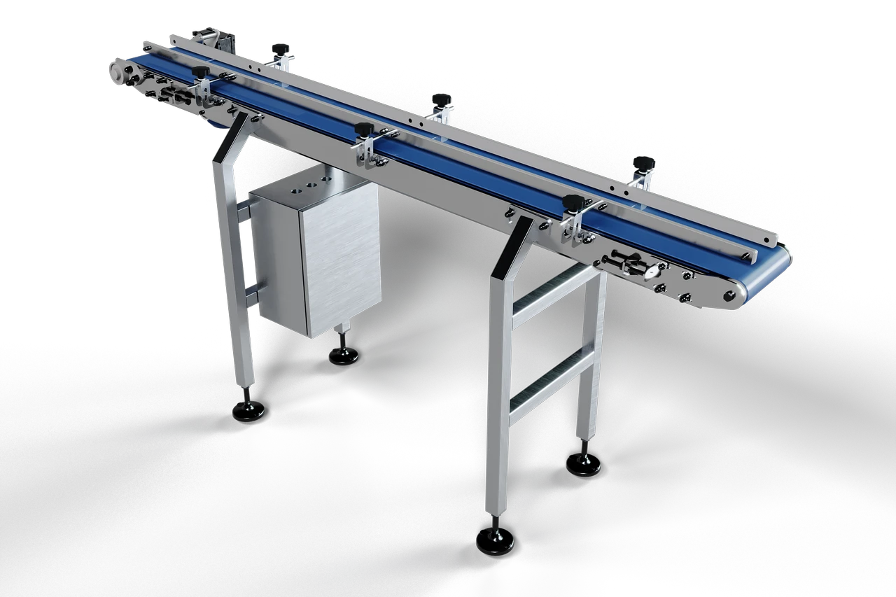 Straight belt conveyor