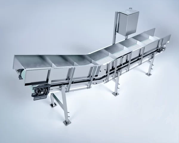 L-shaped modular conveyor