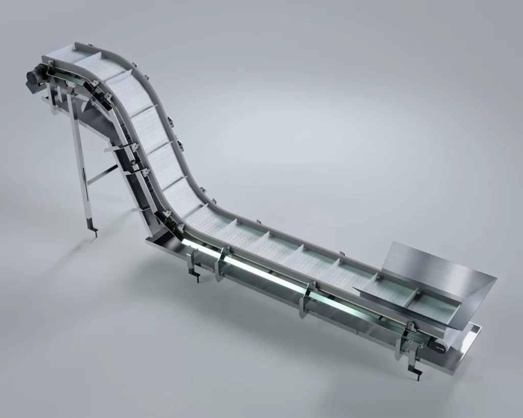 Z-shaped modular conveyor