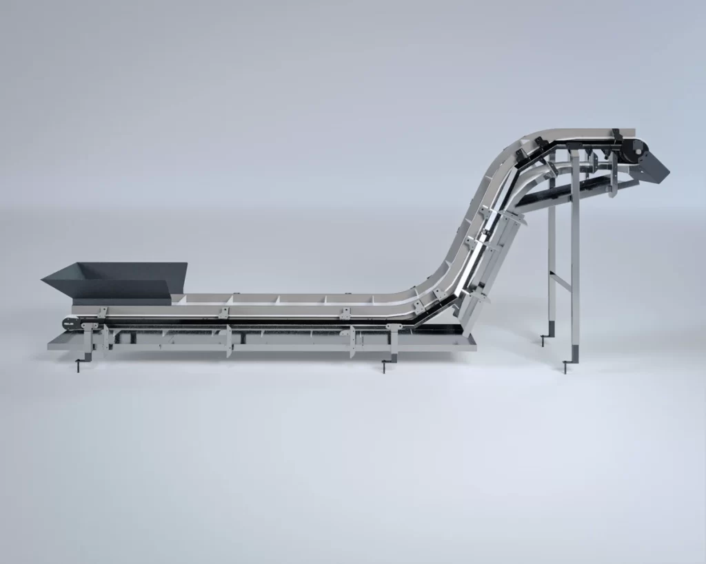 Z-shaped modular conveyor
