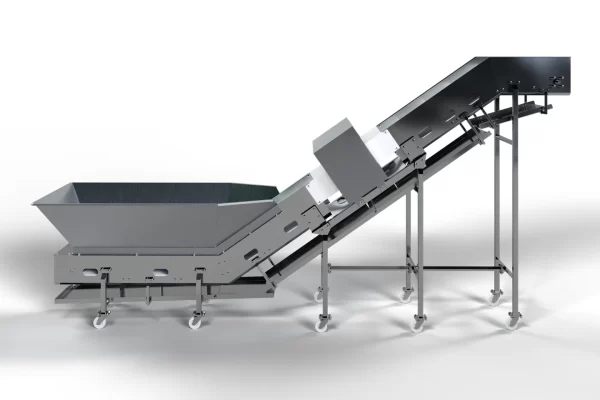 Conveyor with metal detector