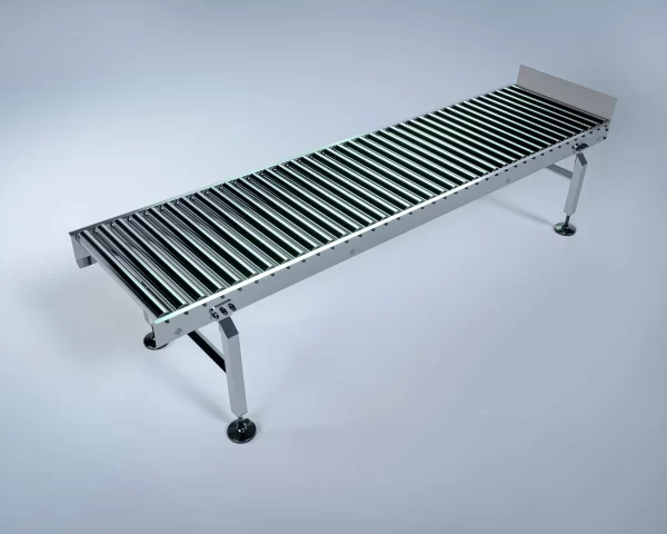 Roller conveyor not driven