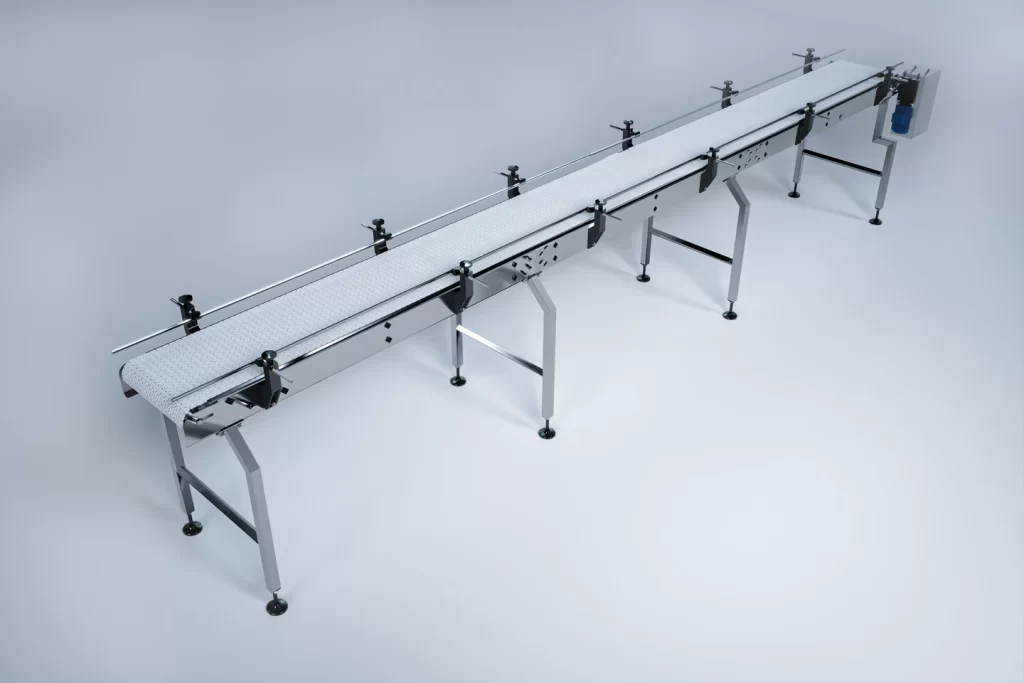 Straight modular conveyor