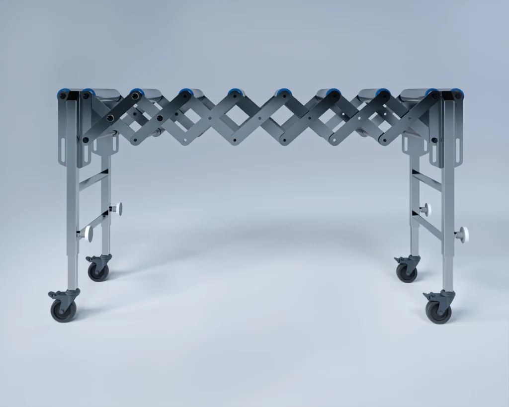 Sliding roller conveyor manufactured by KC SPBelt